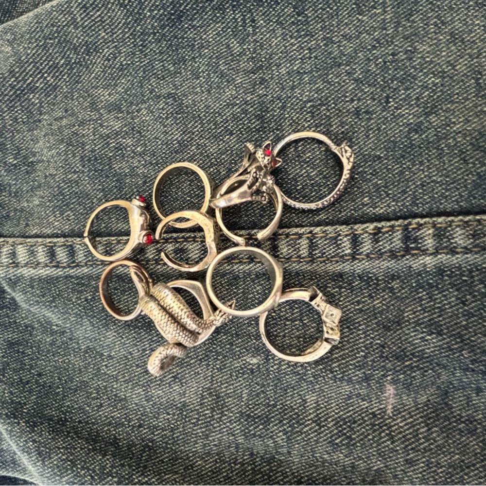 Silver rings